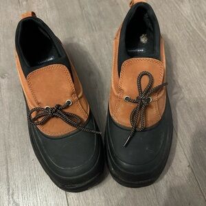 Lands' End Black and Tan Shoes